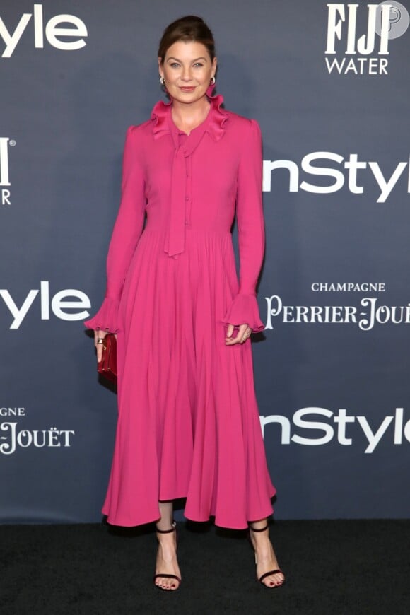 Ellen Pompeo de Co, coleção Resort 2018, no InStyle Awards, realizado em Los Angeles, na Califórnia, em 23 de outubro de 2017