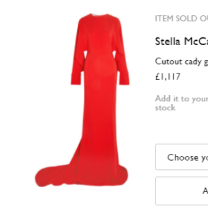 Angélica escolheu, com seus stylists, um vestido longo da grife Stella McCartney, avaliado em R$ 5,3 mil