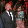 A atriz Dakota Johnson usou look Gucci, coleção pré-outono 2017, no casamento da modelo Michelle Alves com o empresário israelense Guy Oseary, realizado no Rio de Janeiro, em 24 de outubro de 2017
