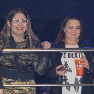 Marília Mendonça e Maiara, dupla de Maraísa, também conferiram a gravação do segundo DVD do cantor sertanejo Gustavo Mioto