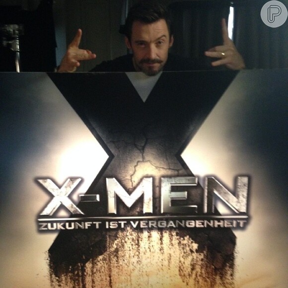Hugh Jackman está em “X-Men: Dias de um futuro esquecido" ao lado de Jennifer Lawrence e Michael Fassbender
