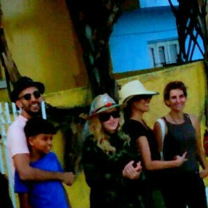 Madonna visitou o Morro da Providência durante visita ao Rio de Janeiro