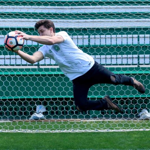 Klebber Toledo visitou a Arena Condá, em Chapecó, Santa Catarina, na terça-feira, 31 de outubro de 2017