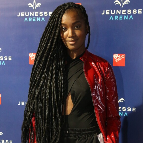 Cantora Iza curte show da banda Green Day, Jeunesse Arena, na Barra da Tijuca, Zona Oeste do Rio de Janeiro, na noite desta quarta-feira, 01 de novembro de 2017