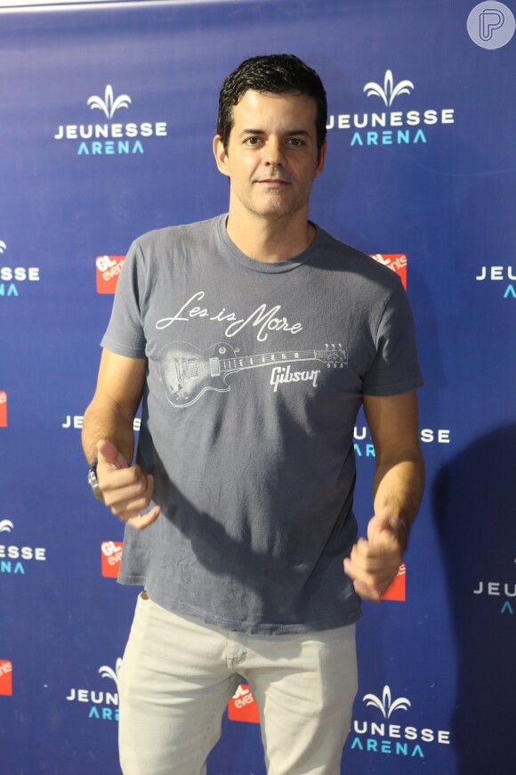 Jorge Pontual vai a show da banda Green Day, Jeunesse Arena, na Barra da Tijuca, Zona Oeste do Rio de Janeiro, na noite desta quarta-feira, 01 de novembro de 2017