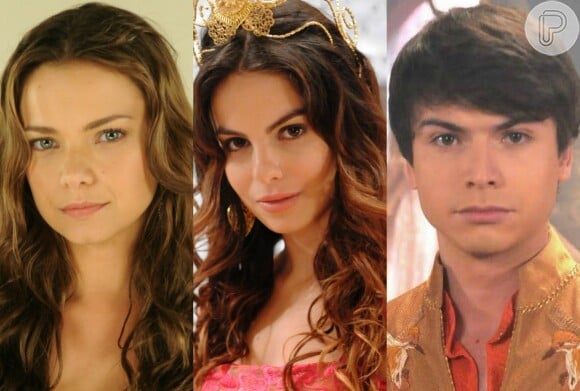 Joana (Milena Toscano), Nitócris (Sthefany Brito) e Belsazar (Marcelo Arnal) morrem na última semana da novela 'O Rico e Lázaro'