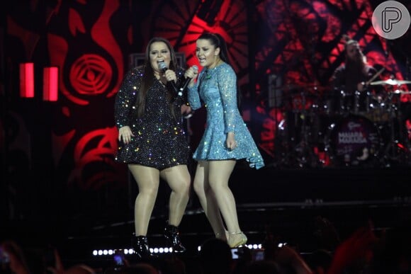 A dupla Maiara e Maraísa se apresentaram no Festeja Brasil, na noite deste sábado, 4 de novembro de 2017