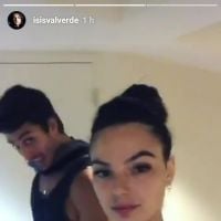 Isis Valverde, de férias, malha com namorado em viagem: 'Bora treinar'. Vídeo!
