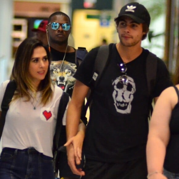 Na cidade italiana, Rafel Vitti compartilhou um vídeo irritando a namorada, Tatá Werneck, de propósito