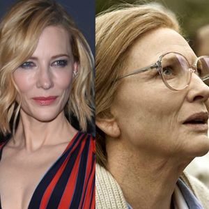 Par de Brad Pitt no longa, Cate Blanchett também apareceu mais velha