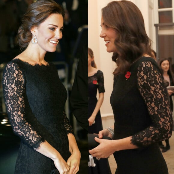 Kate Middleton repete look usado em gravidez de Charlotte