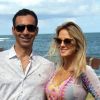 Ticiane Pinheiro e Cesar Tralli ficaram noivos em junho