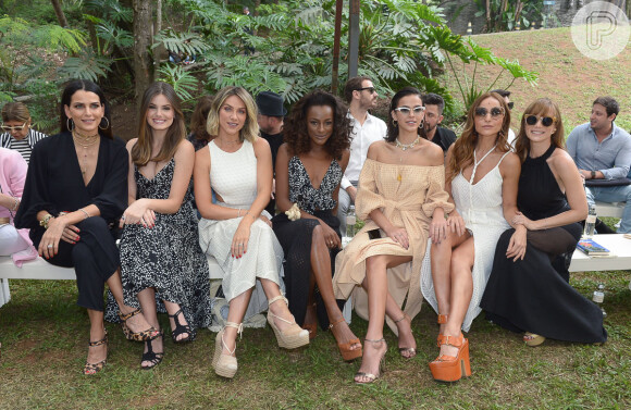 Famosas conferem a nova coleção da Paula Raia para a Riachuelo, em um evento realizado na Fundação Maria Luísa e Oscar Americano, em São Paulo, na manhã desta quinta-feira, 9 de novembro de 2017