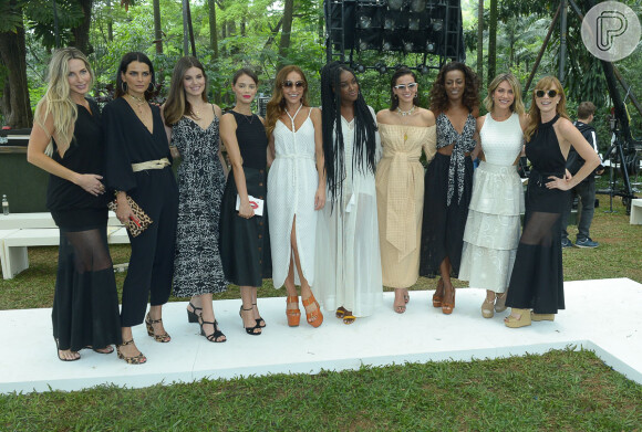 Famosas conferem a nova coleção da Paula Raia para a Riachuelo, em um evento realizado na Fundação Maria Luísa e Oscar Americano, em São Paulo, na manhã desta quinta-feira, 9 de novembro de 2017