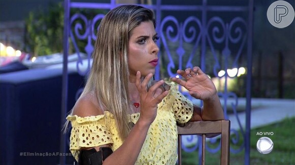 Ana Paula Minerato foi eliminada de 'A Fazenda' na quinta-feira, 9 de novembro de 2017