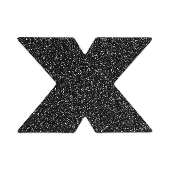 Em forma de X, os adesivos contam com detalhes brilhosos