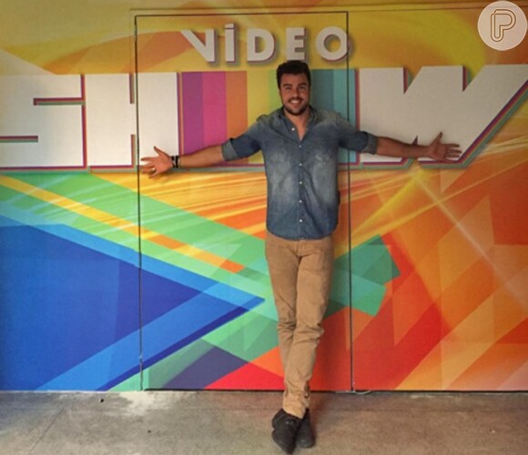 Joaquim Lopes começou no 'Vídeo Show' no começo do 2016