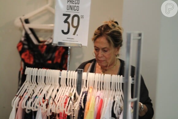 Susana Vieira viu vestidos de menos de R$ 40