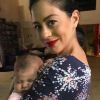 Carol Castro falou sobre as dores do parto da filha, Nina, nesta segunda-feira, 13 de novembro de 2017