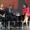 Mariah Carey e seu marido, Nick Cannon, foram ao 'The Oprah Winfrey Show' em setembro de 2009
