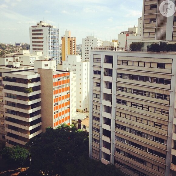 Ana tem postado várias fotos de São Paulo, onde moram muitos amigos e familiares