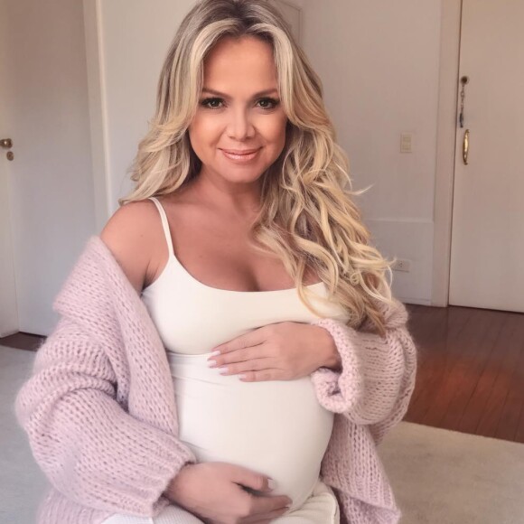 O ano de Eliana foi marcado pela gravidez de sua segunda filha, Manuela