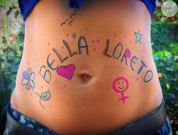 Debora Nascimento havia mostrado a barriga alguns dias depois que anunciou a gravidez