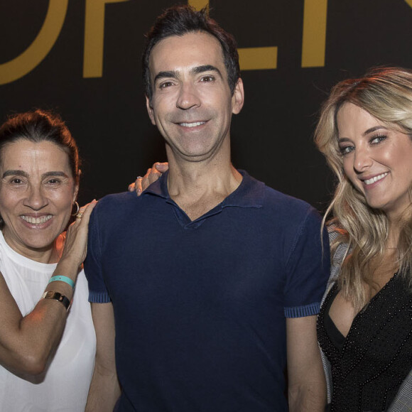 Ticiane Pinheiro e Cesar Tralli se encontraram com Patricia Casé, irmã de Regina Casé