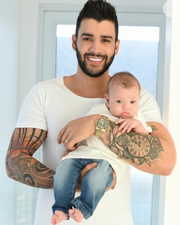 Casado com Andressa Suita, Gusttavo Lima é pai do pequeno Gabriel, de 5 meses