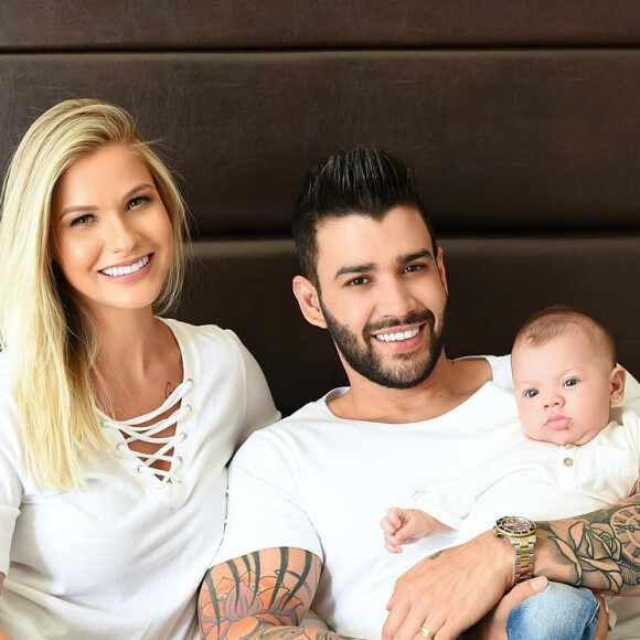 O primeiro filho de Andressa Suita com o sertanejo Gusttavo Lima nasceu no dia 28 de junho de 2017