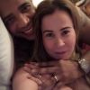 Zilu e Marco Antônio estão juntos há nove meses e anunciaram noivado em outubro de 2017