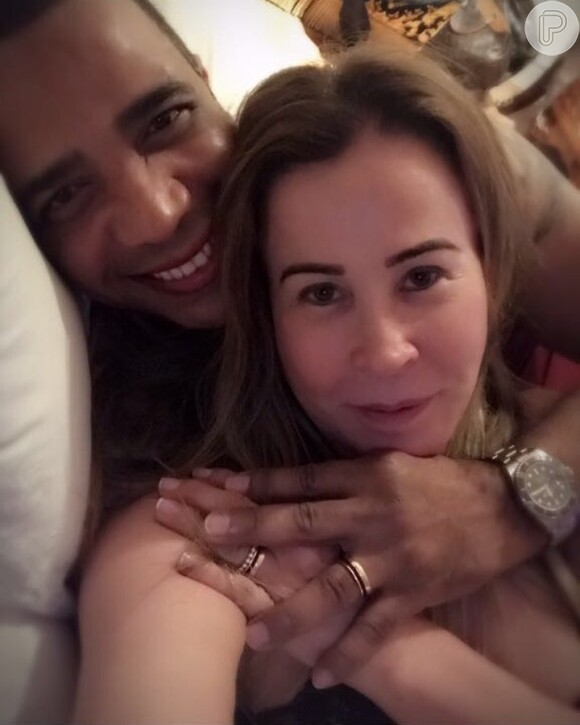 Zilu e Marco Antônio estão juntos há nove meses e anunciaram noivado em outubro de 2017