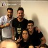 Marido de Anitta, Thiago Magalhães aparece de bigode em foto nos bastidores de show, em 3 de dezembro de 2017