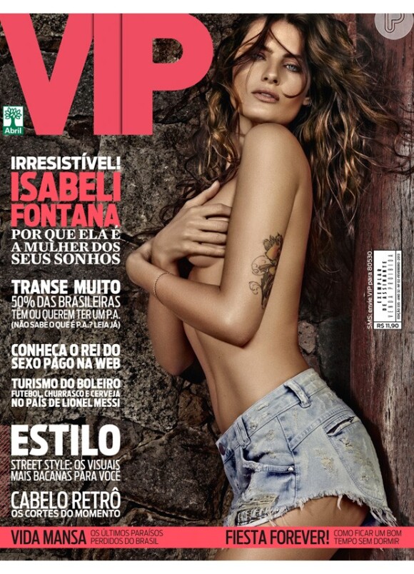 Isabeli Fosa para a revista VIP de fevereiro de 2013, divulgada em 29 de janeiro de 2013