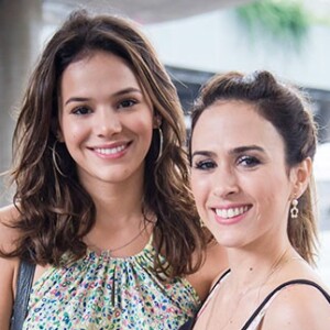 Bruna Marquezine e Tatá Werneck viajaram juntas durante as gravações de 'I Love Paraisópolis'