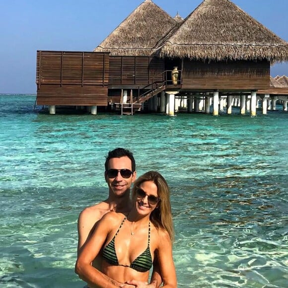 Ticiane Pinheiro e Cesar Tralli curtem lua de mel no Taj Exotica Resort & Spa, nas Ilhas Maldivas