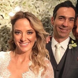 Ticiane Pinheiro e Cesar Tralli se casaram em um hotel em Campos do Jordão, São Paulo, no último sábado, 2 de dezembro de 2017