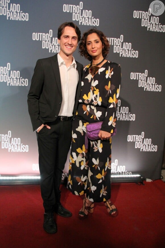 Camila Pitanga e Igor Angelkorte terminaram o namoro semanas após a festa de lançamento da novela 'O Outro Lado do Paraíso'
