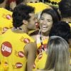 Nando Rodrigues e Daniele De Lova assumiram o namoro depois de serem flagrados em clima de romance no Carnaval 2014