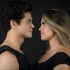 Nathalia Melo admitiu sentir ciúmes do namorado, Lucas Veloso, mas ponderou: 'Me controlo porque sei que faz mal'