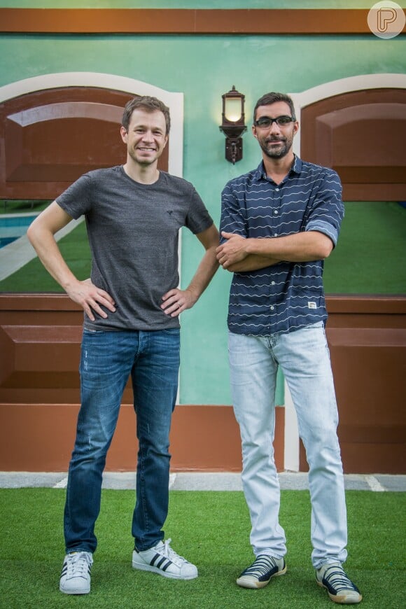 Tiago Leifert e Rodrigo Dourado, diretor Geral do 'BBB', seguem na equipe da próxima edição, exibida a partir de 22 de janeiro de 2018