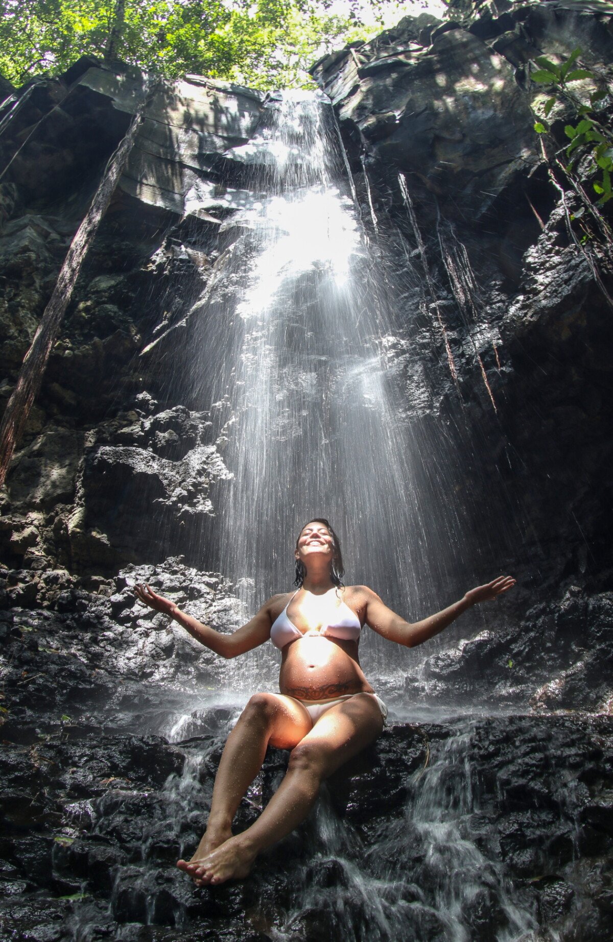 Foto: Carol Castro, ainda grávida, faz parte de uma exposição, que será  realizada na Cidade das Artes - Purepeople