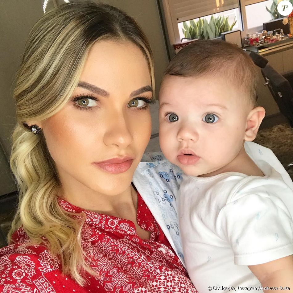 Delicia De Nenem Escreveu Andressa Suita Ao Mostrar O Video Em Seu Instagram Stories Purepeople