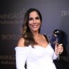 Ivete Sangalo dedicou o prêmio ao filho Marcelo, de 8 anos, e às filhas gêmeas