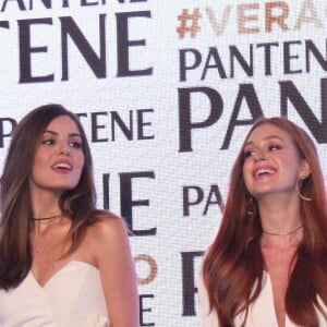 Marina Ruy Barbosa e Camila Queiroz negaram qualquer tipo de rivalidade entre elas