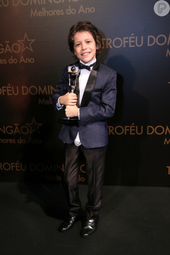 João Bravo no Prêmio Melhores do Ano, promovido pelo 'Domingão do Faustão' na noite deste domingo, 10 de dezembro de 2017