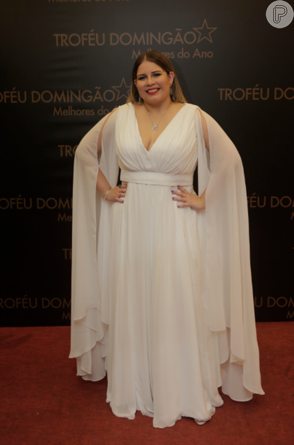 Marília Mendonça no Prêmio Melhores do Ano, promovido pelo 'Domingão do Faustão' na noite deste domingo, 10 de dezembro de 2017