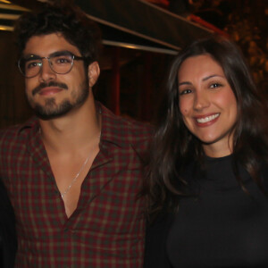 Caio Castro apresentou Mariana D'Ávila como namorada no Búzios Cine Festival, em 26 de novembro de 2017