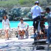 Thais Melchior e Bruno Ferrari gravaram as primeiras cenas de 'Vitória' no Caribe