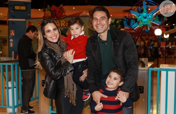 Wanessa Camargo e Marcos Buaiz são pais de José Marcus, de 5 anos, e João Francisco, de 3